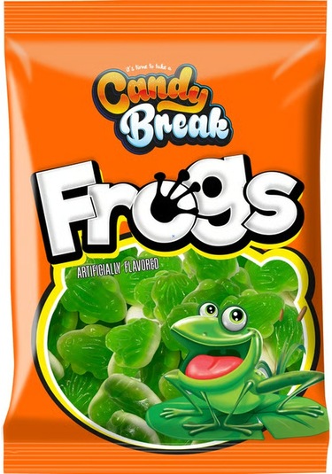 Candy Break Frogs Kurbağa Jelibon 113 Gr
