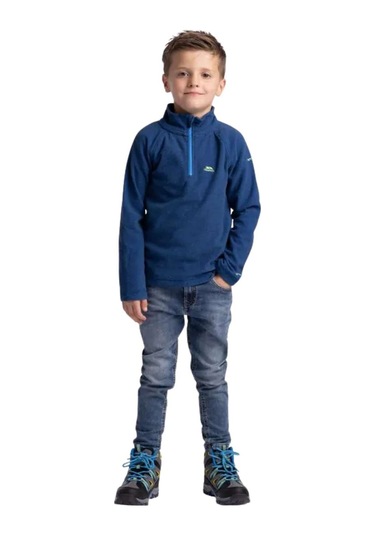 Trespass Trespass Keynote - Kids Fleece At100 Erkek Çocuk Polar Blu Mavi