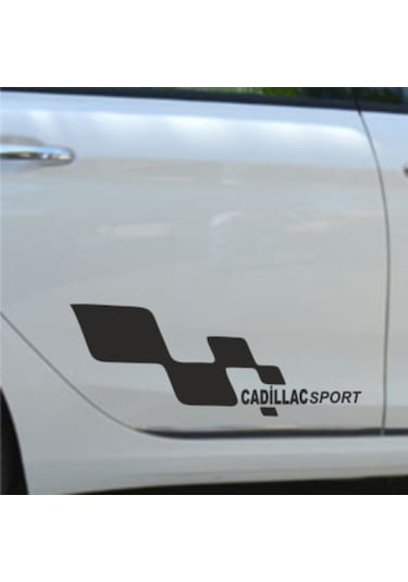 Cadillac Yan Sport Oto Sticker Yapıştırma Sağ Sol 2 Adet