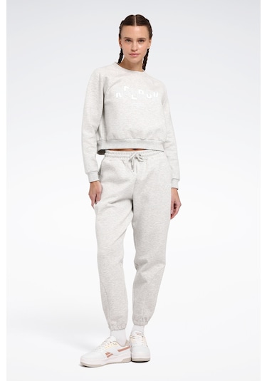 Reebok Runa Top Gri Kadın Sweatshirt Gri
