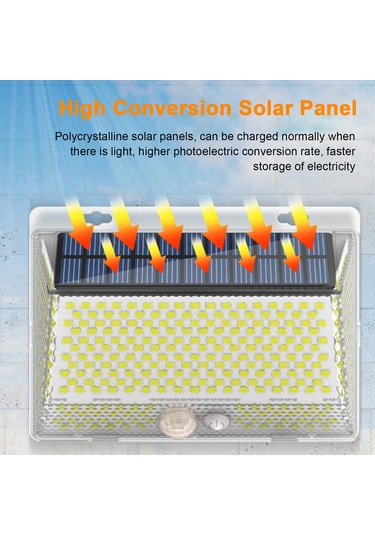 Singree 328 Led Güneş Enerjili Dış Mekan Duş Aydınlatma, Su Geçirmez Ve Uzaktan Kumandalı Sensörlü Duş Lambası