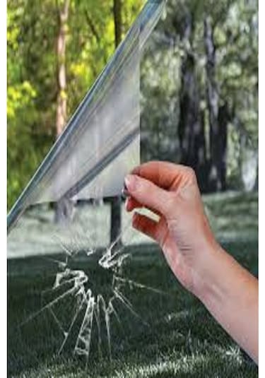 Şeffaf Güvenlik Cam Filmi Amerikan Çizilmez 100 Cm X 3 Metre