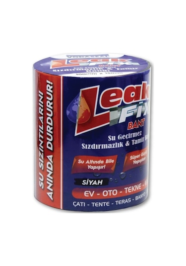 Leak Fix Yama Bant 100Mm X 1,5 Mt Siyah