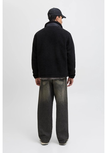 Jack & Jones Jjesoho Teddy Erkek Ceket Siyah