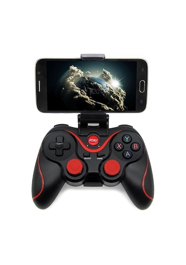 T3 Wireless Kablosuz Oyun Kolu Bluetooth Joystick Gamepad Pc Tele