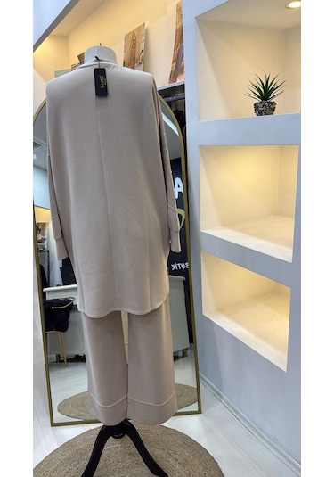 İnvee Modal Kumaş Takim 7239 Vanilya Vanilya