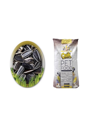 Quik Çizgili Küçük Açik Sultan-Cennet Papağanı Çekirdeği 1 KG
