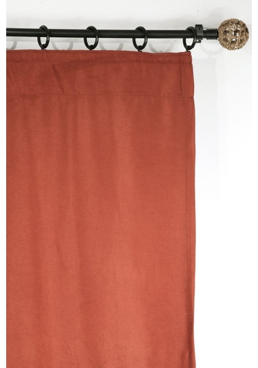 Poli Perde Çift Kanat Dikey Fırfırlı Kiremit