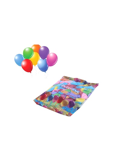 T100438 Karışık 10Inç Baskısız Balon 100Lü 1.80Gr /Bmb1000T1004 Balon Evi