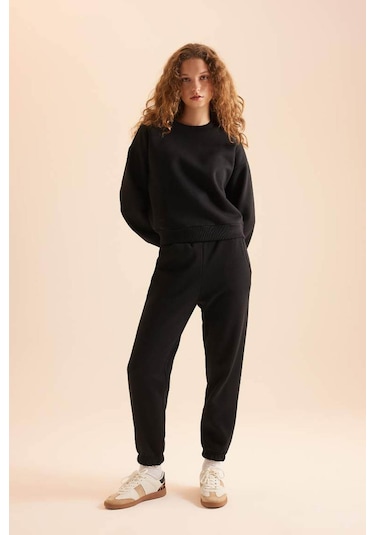 Defacto Siyah Kadın Alt-üst Takım D8022ax/bk81 Siyah