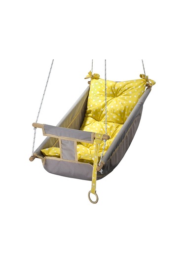 Bundera Kids Bebek Uyku Salıncağı Ahşap Hamak Beşik Salıncak