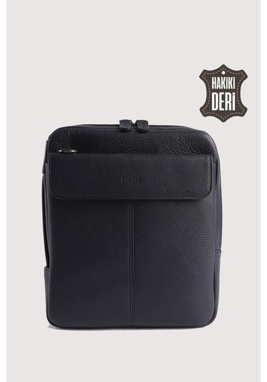 Hakiki Deri Erkek El Çantası Lacivert Smr9280 Lacivert