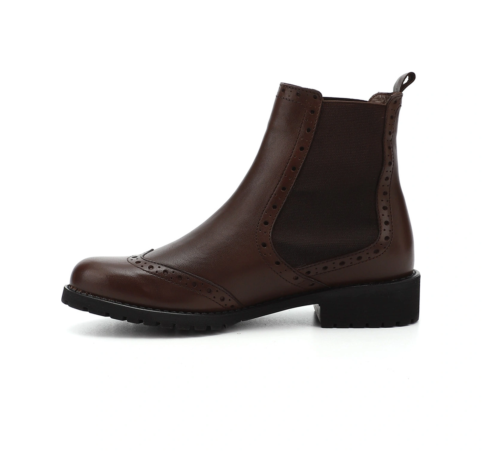 Gönderi R Kadın Kahve Antik Kauçuk Taban Hakiki Deri Chelsea Bot Gkzb13448443 Kahve