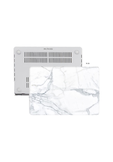 Macbook Pro Kılıf 13 İnç Mermer06nl Eski Hdmı'lı Model 2012-2015 A1425 A1502 İle Uyumlu R-33