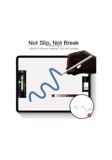 Novstrap  Pencil 1-2 Nesil Usb-c Pro İle Uyumlu Kalem Ucu Koruyucu Silikon Kılıf 12 Adet Paket