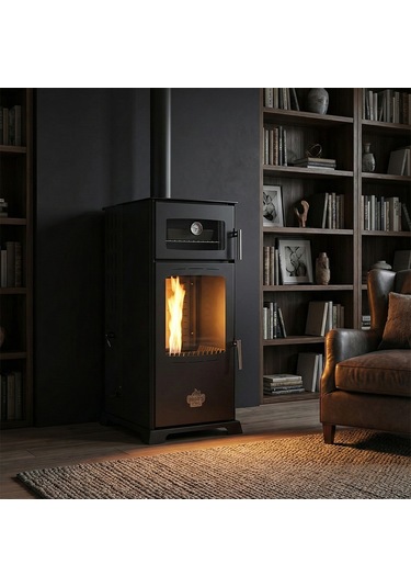 GOLD 12 KW KUZİNE / MANUEL PELET VE ODUN SOBASI / BABA'S STOVE