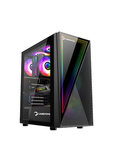 GamePower Ravadin ATX 3* ARGB Infinity Fan Temper Cam Gaming RGB