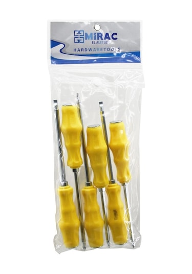 Çift Uçlu 6 Lı Tornavida Seti Darbeli Set