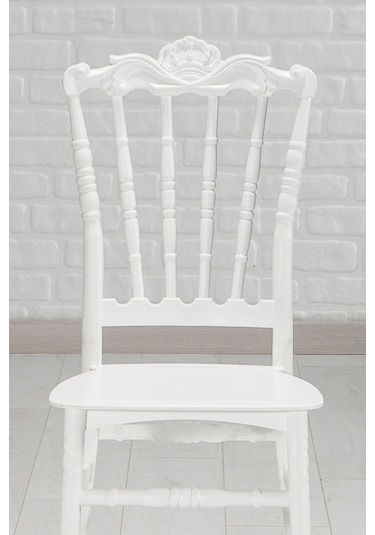 Artemis Beyaz / Sirius Sabit Masa - 4 Sandalye 1 Masa / Salon - M