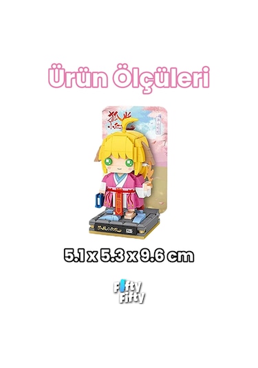 Loz Micro Anime Serisi 1327 Modeli 294 Parça Dekoratif Oyuncak Yapım Seti Yapı Blok Fflz-1327