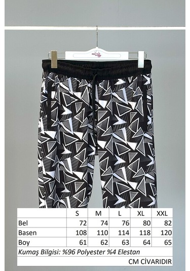 Desenli Erkek Şort Kapri Mayo Rks-03 Remsa Mayo Siyah