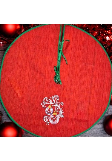 Yılbaşı Büyüsü Nakışlı Çam Ağacı Örtüsü