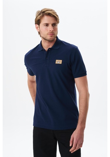 Arma Erkek Regular Fit Basic % 100 Pamuk Pike Polo Yaka Tişört Y29374355402 Lacivert