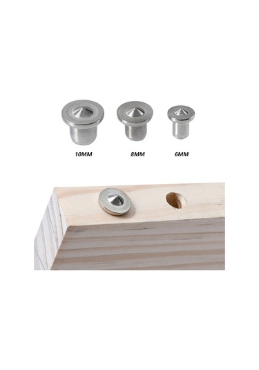 Sones Kendin Yap Ahşap İşleme Delik Bulucu Kendiliğinden Merkezlenen İşaretleyici, Model: Mavi Matkap Ucu