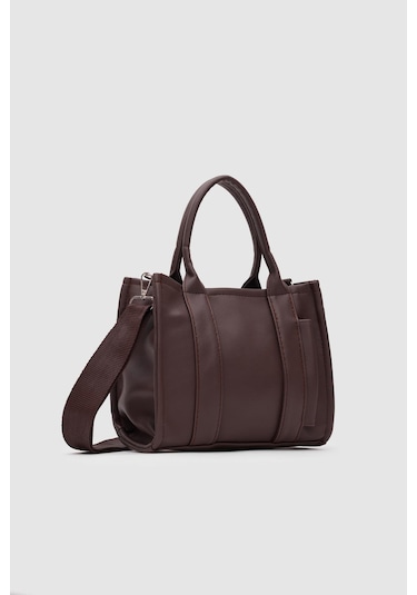 Shule Bags Miles Tote Bag Acı Kahve Acı Kahve