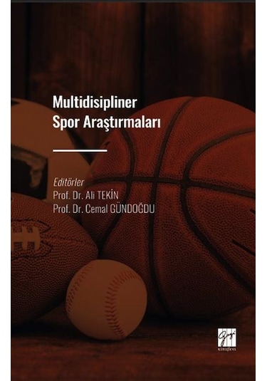 Multidisipliner Spor Araştırmaları / Prof. Dr. Cemal Gündoğdu