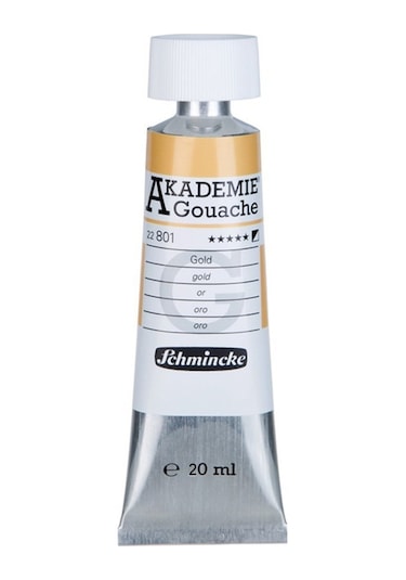 Schmincke Akademie Guaj Boya 20 Ml. 801 Gold
