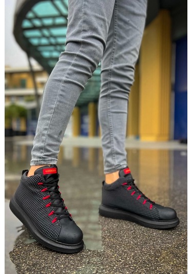 Ch111 Gst Milano Erkek Bot Sıyah/kırmızı Çok Renkli