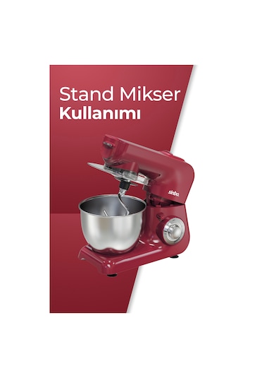 Sinbo SMX-2775 1500 W 3 In 1 Stand Mikser