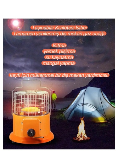 Shufa Glampıng Portatif Tüplü Soba