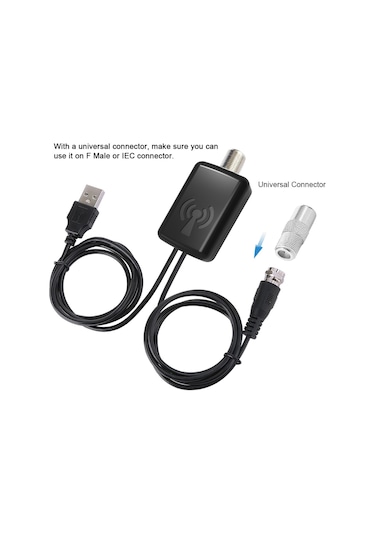 Lemestar "hdtv Sinyal Yükseltici - 25db Kablosuz Tv Anten Güçlendirici, Uzun Mesafe Net Sinyal"