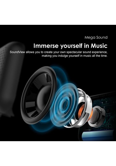 Geeksen Soundview 3-in-1: Hoparlör, Akıllı Alarm Ve Müzik Sistemi - Fm, Usb, Hafıza Kartı Desteği İle Taşınabilir Ses Zevki