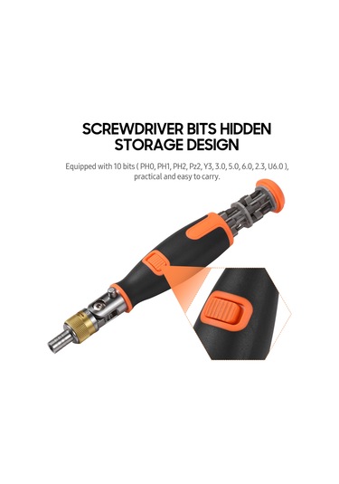 10'u 1 Arada Çok Uçlu Cırcır İki Yönlü Cırcır Tornavida