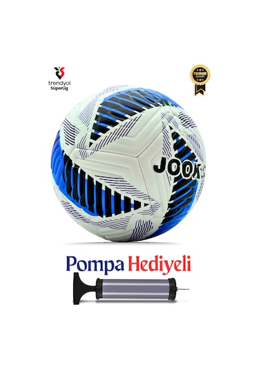 Futbol Topu Dikişli Sert Zemin Ve Çim Zemin + Pompa Çok Renkli