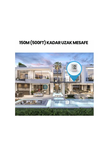 ThermoPro TP200C Wifi İç-Dış Mekan Dijital Sıcaklık Termometre