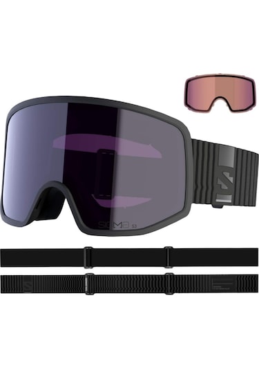Salomon Sentry Pro S Sigma And Extra Lens Unisex Siyah Goggle 6000 Siyah