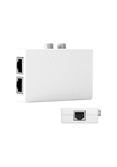 Cbtx UTP STP 2 Portlu RJ45 LAN Ağ Anahtarı Harici Ağ Switcher Box