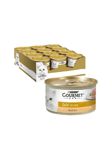 Gourmet Gold Kıyılmış Hindili 85gr X 12 Adet