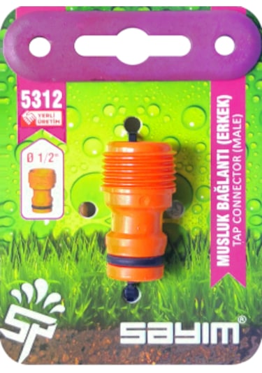 Otomatik Musluk Bağlantısı Erkek 1/2" 5 Adet