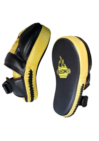 Leon Master Profesyonel Kick-boks Ve Muay Thai El Lapası Sarı Siy