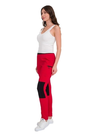 Q&Steinbock Kadın Tayt Afrodit Outdoor Spandex-23601 Kırmızı