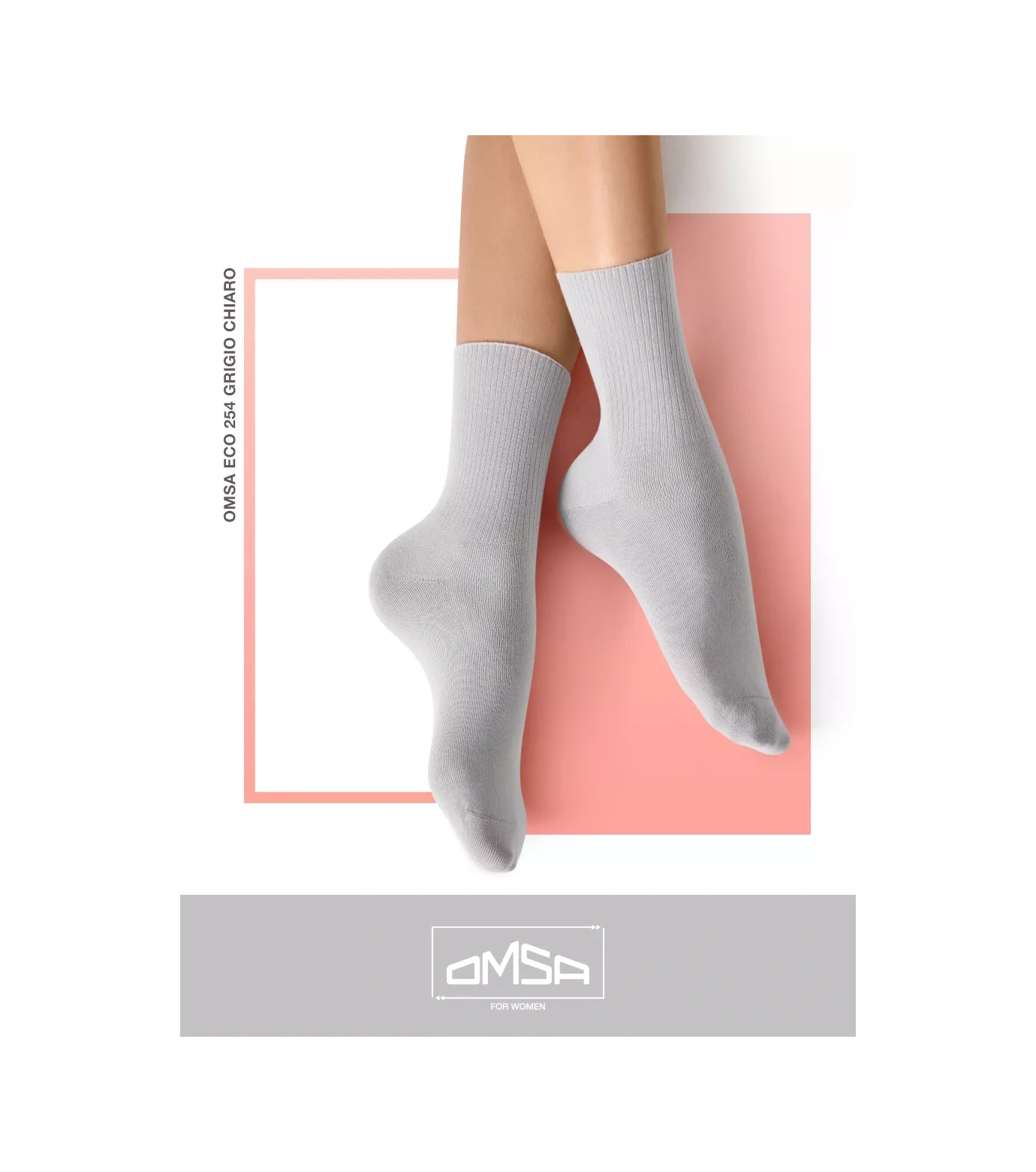 Omsa Yüksek Yazlık Pamuklu Çoraplar 6 Çift Paket 145532633 Açık Gri