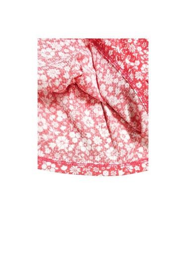 Çiçekli Kız Çocuk Elbise St09118 Yeşil