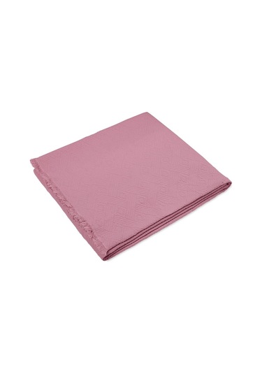 Fialka Vancour Çift Kişilik Yatak Örtüsü Seti Pembe