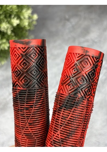 Homaland Bmx Akrobatik Bisiklet Ve Scooter İçin Gidon Tutacakları 374602818 Kırmızı