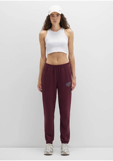 Mavi Logo Baskılı Bordo Kadın Eşofman Altı M1010757-90705 Bordo